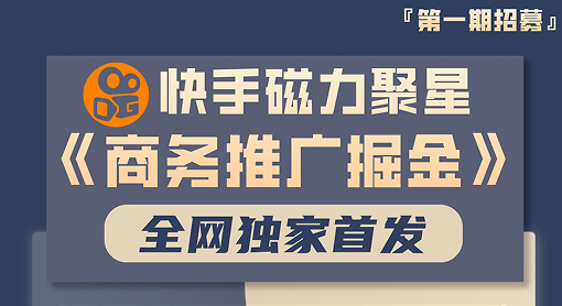 全網(wǎng)獨家！快手聚星【商務(wù)推廣掘金】，后期享被動管道收益 - DeepSeek-DeepSeek